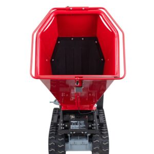 Ketten-Astzerkleinerer ø120mm 15CH 420cc Benzin Elektrostart + Schubkarre mit Kettenmotorablage 300kg 6,5CH