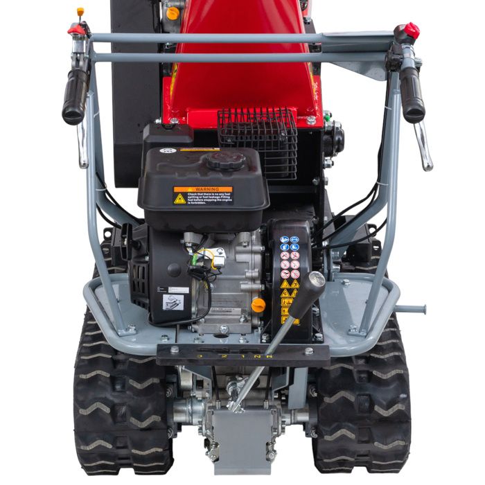 Ketten-Astzerkleinerer ø120mm 15CH 420cc Benzin Elektrostart + Schubkarre mit Kettenmotorablage 300kg 6,5CH – Image 6
