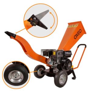 7CV Thermoanlagen-Aktenvernichter – Astdurchmesser 6,5 cm – Benzin-Holzvernichter – 212 cm3 Motor – 4-Takt – leistungsstark