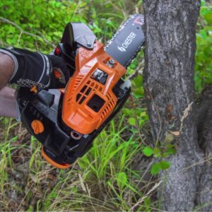 CHESTER 25,4 ccm Thermo-Gartenschere und Kettensäge | 30 cm Führung | Packung mit 2 Ketten enthalten | Ultraleicht und praktisch