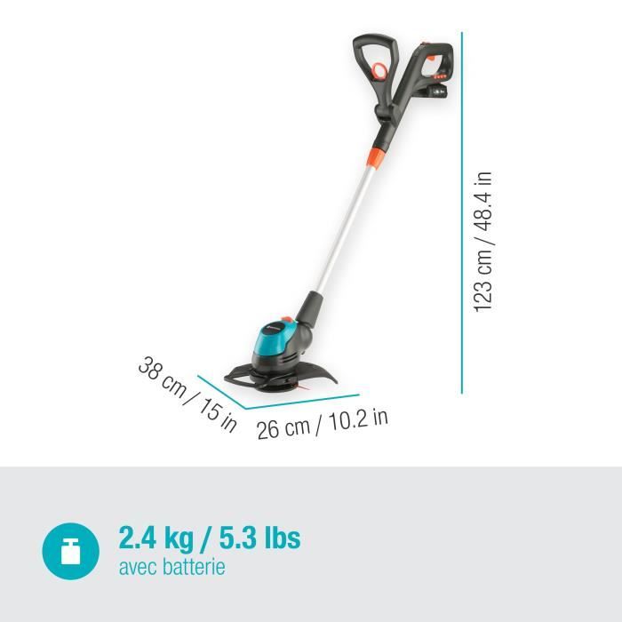 GARDENA Akku-Trimmer - EasyCut 23/18V P4A - 18V - 23 cm – Image 9
