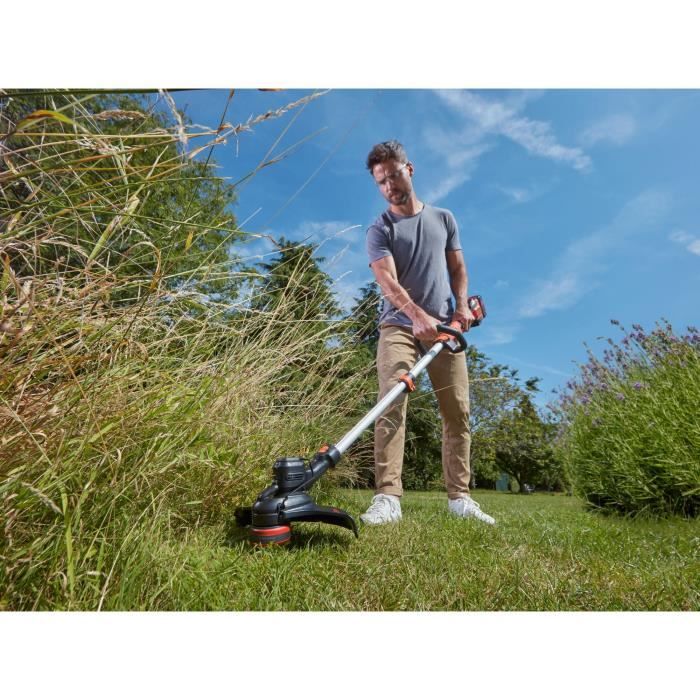 BLACK+DECKER Elektrischer Trimmer - BCSTE636L1-QW - 36V - 33cm - Mit 36V Batterie - Schwenkkopf - Teleskoprohr – Image 5