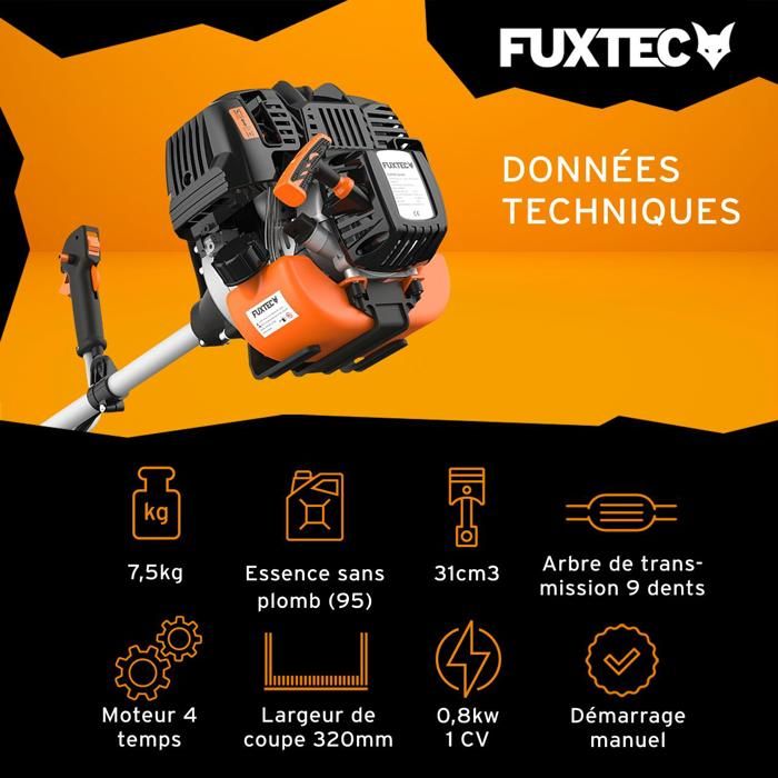 4-Takt-Thermobürstenschneider - FUXTEC FX-4MS131 - 31 cm3 1 PS – Image 4