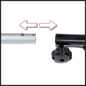 Einhell Thermotrimmer GC-PT 2538/1 I AS (600 W, abnehmbarer Griff, Doppeldrahtspule mit automatischer Zuführung)
