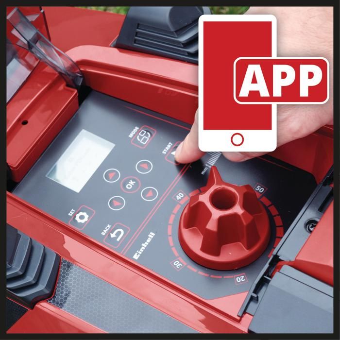 Einhell FREELEXO CAM PLUS 550 PXC Rasenmäherroboter (18 V, max. Oberfläche 550 m², Wi‑Fi) Lieferung mit 3,0 Ah Akku und Zubehör – Image 4