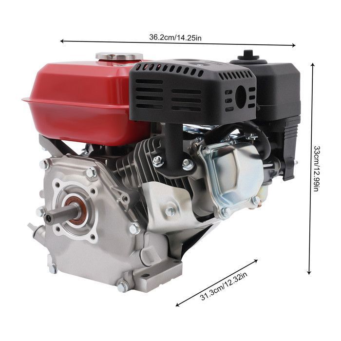 Robuster 4-Takt-Benzinmotor, 7,5 PS, Einzylinderfräse mit Ölalarm, 5,1 kW / 3600 U/min – Image 3