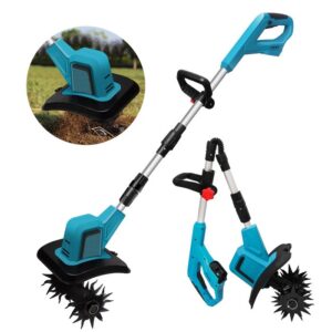 Kabellose Fräse, 330 U/min, elektrische Fräse, 15 cm Breite und 20 cm Tiefe, Doppelwalze, elektrische Kreiselfräse