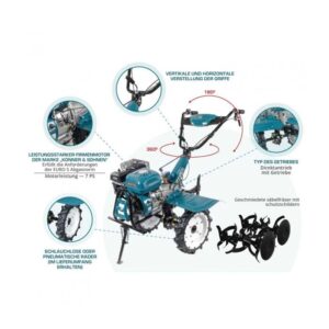 Motoculteur – Könner & Söhnen – KS 7HP-1050G – 7 CV-108 cm – EURO V