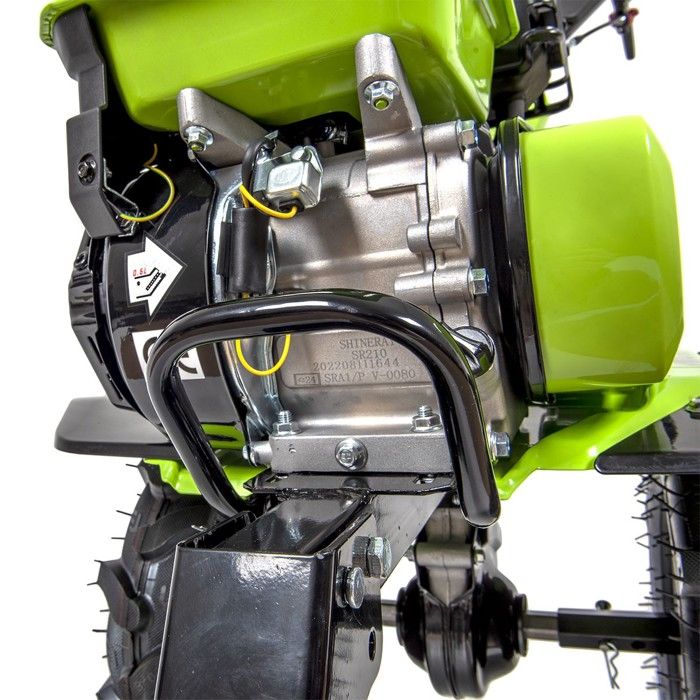 Benzin-Grubber 4-Takt-Motor 212 Cm3 7CV 5200W + Satz CUTTERS + Ideal VITO Garden & Market Gardening Hiller – Image 2