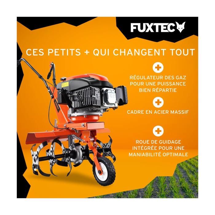 Thermische Fräse - FUXTEC FX-AF1139 - 139cm3 Fräsensatzbreite 36 - 66cm max – Image 4