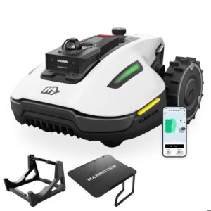MAMMOTION YUKA mini 2 1000 Akku-Rasenmäher mit Umfang, mit Waschunterstützung für den Mäher und Mni Garage für den Mäher