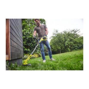 RYOBI – 18-V-Trimmer – Ø Schnitt 25–30 cm – Ø Draht 1 x 1,6 mm – Teleskoprohr – 5,0 Ah Batterie und Ladegerät – RLT183250F