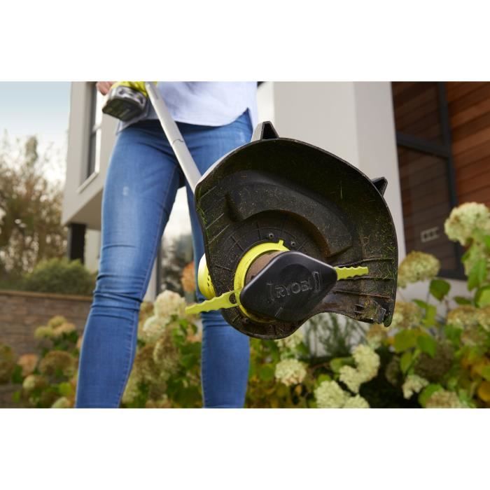 RYOBI – 18 V ONE+ HYBRID-Trimmer – Ø Schnitt 25–30 cm – Ø Kabel 1 x 1,6 mm + 2,5 Ah Akku und Ladegerät + RAC155 – RLT1831H25FPK – Image 7