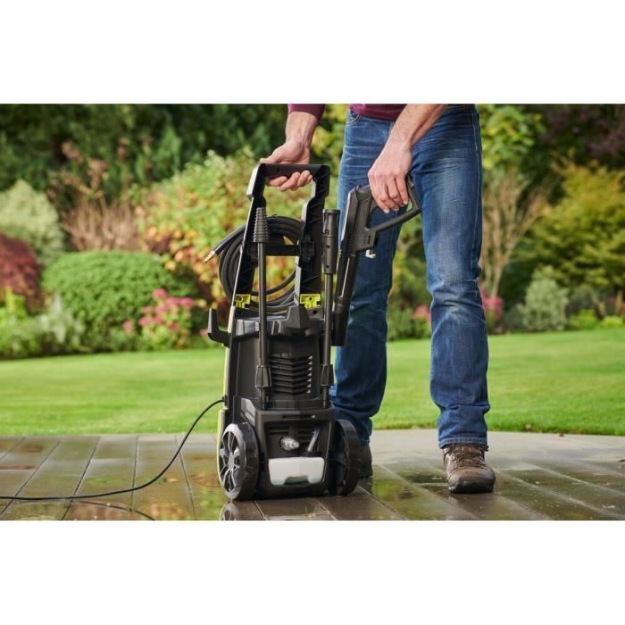 RYOBI - Hochdruckreiniger 1600 W 130 bar - 420 l - 5 m Schlauch, 0,9 l Tank + Vario- und Turbolanzen und Bürste - RY130PWA – Image 4