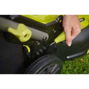 RYOBI – 18 V Bürstenloser Schubmäher – 40 cm Schnitt – Sammlung und Mulchen – ohne Akku oder Ladegerät verkauft – RY18LMX40C-0
