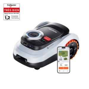 Segway Navimow i208 LiDAR Roboter-Rasenmäher für 800 m², Geländeräder, Solid-State-LiDAR und Vision, integrierte automatische Kartierung, 4G
