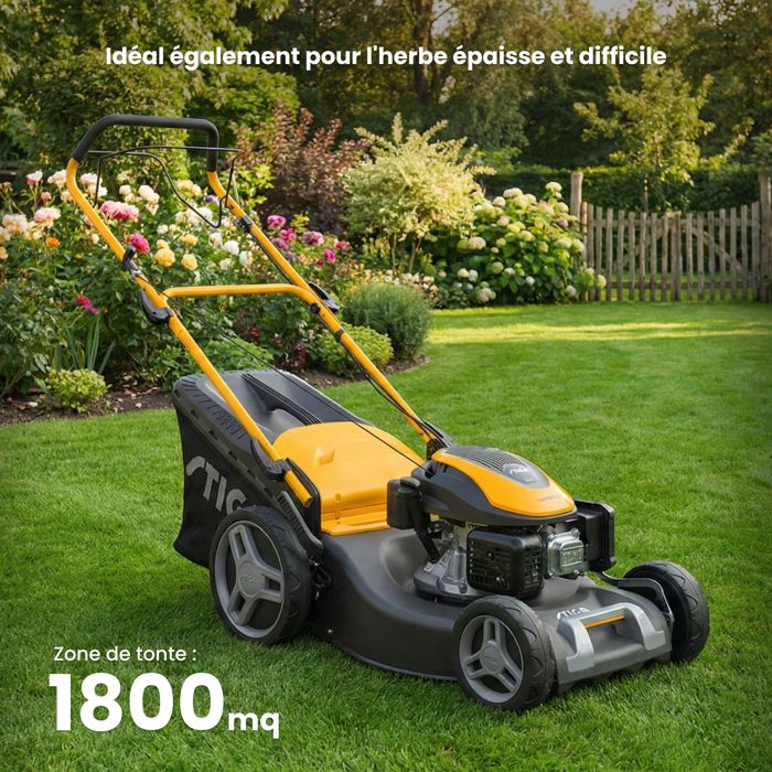 STIGA Combi 53 S gezogener Thermomäher - 166 ccm - 51 cm - Große Flächen – Image 4