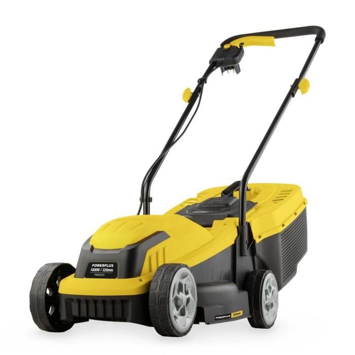 Elektrischer Rasenmäher - POWERPLUS - POWEG62203 - 1000 W - 320 mm Ø - Mit hinterer Sammlung und Auswurf