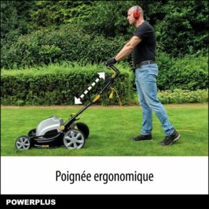 Elektrischer Rasenmäher – POWERPLUS – POWPG6290 – 1800 W – 460 mm Ø – Mit Sammlung, Mulchen und Heckauswurf