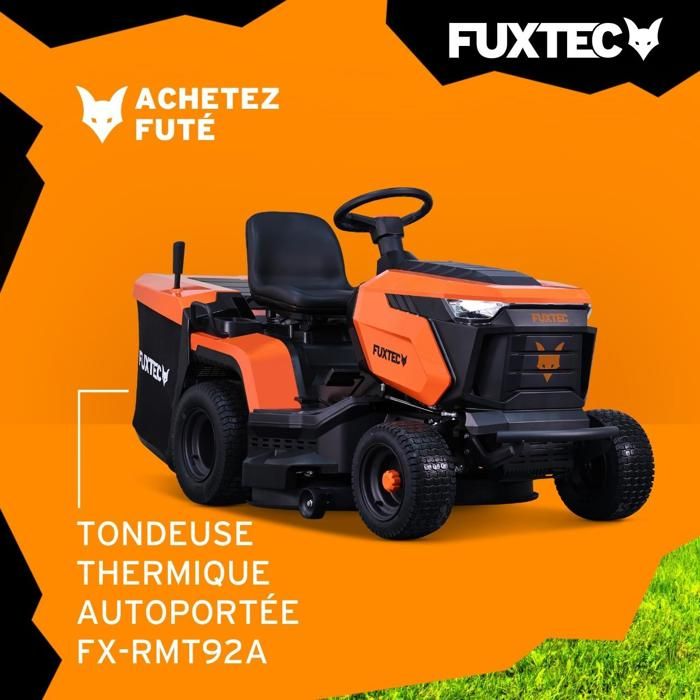 FUXTEC FX-RMT92A Aufsitzrasenmäher – Rasenmähertraktor – 452 cm³ – 9,2 kW – 92,5 cm – Hydrostatisch – Ablage 280 L – 6000 m² – Image 3