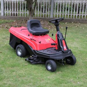 Aufsitzrasenmäher 224 ccm – 61 cm – Heckauswurf, Seitenauswurf und Mulchen.