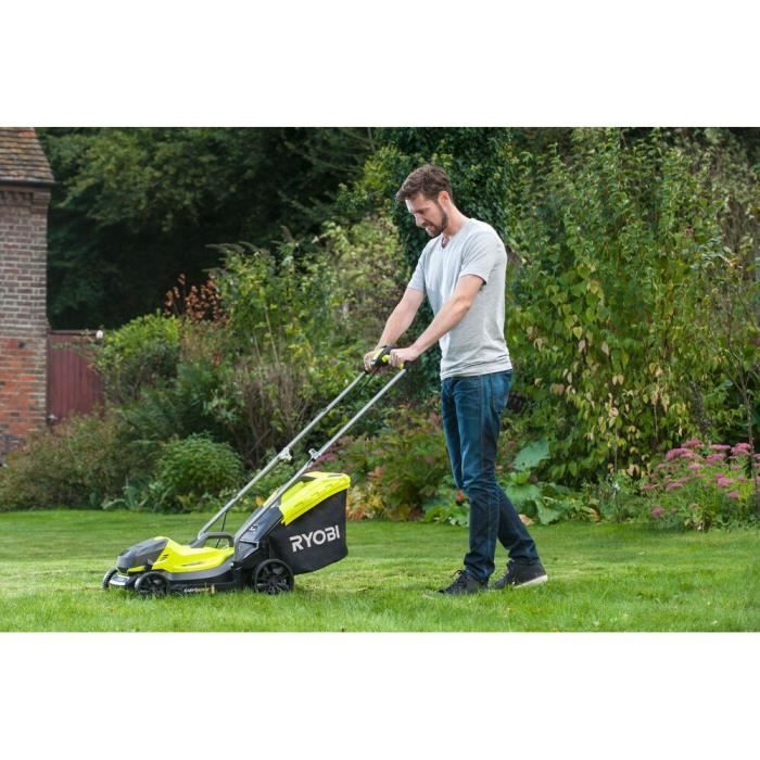 RYOBI One+ RLM18X33B40 Akku-Trimmer + Trimmer, 18 V, l.33 cm, 1 4 Ah Akku und Ladegerät inklusive – Image 3