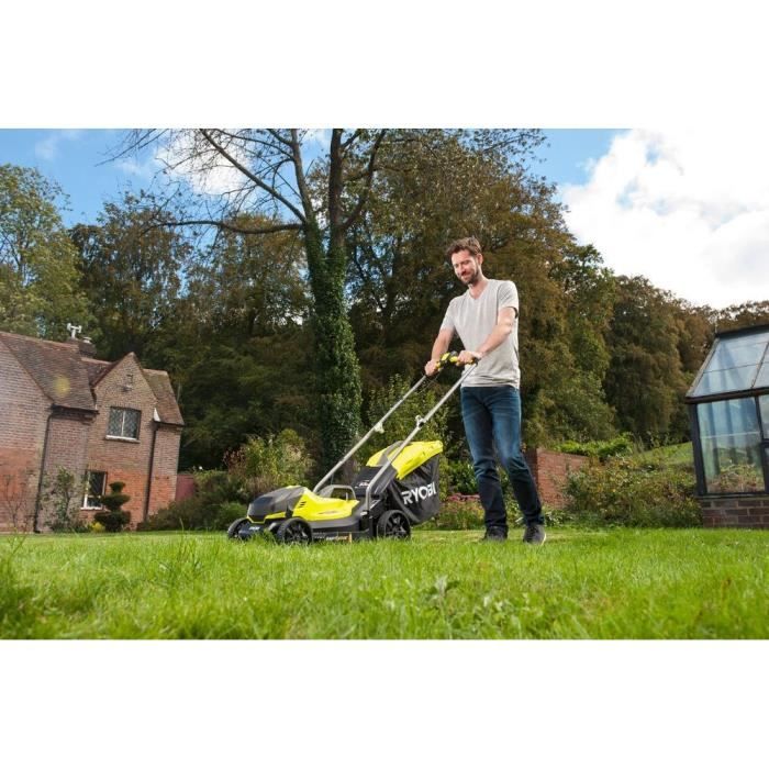 RYOBI One+ RLM18X33B40 Akku-Trimmer + Trimmer, 18 V, l.33 cm, 1 4 Ah Akku und Ladegerät inklusive – Image 6