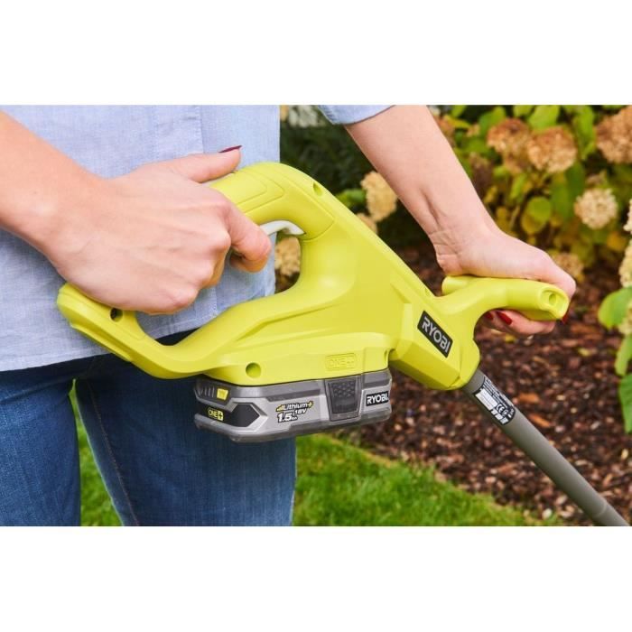 RYOBI One+ RLM18X33B40 Akku-Trimmer + Trimmer, 18 V, l.33 cm, 1 4 Ah Akku und Ladegerät inklusive – Image 7