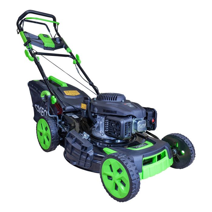 196CC Thermomäher - Leistungsstark - selbstfahrend - Loncin V200 Motor - Schnittbreite 53 cm - 65L Auffangschale