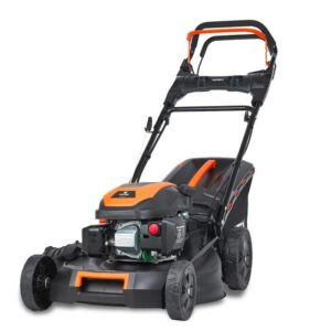 FUXTEC FX-RM5170eS Selbstfahrender Thermo-Rasenmäher 170 cm³ 51 cm – Elektrostart, 60 l, einfache Reinigung –