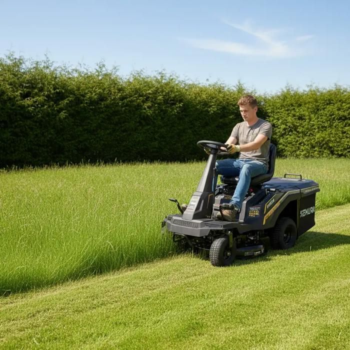Nemura 223cc Aufsitz-Rasentraktor - Schnittbreite 61 cm – Image 2