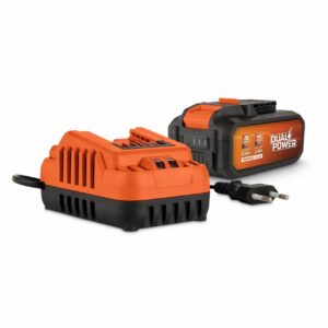 Tronçonneuse à Batterie – Dual Power – POWDPGCSS2 – Élagueuse sur batterie de 40 V – Guide de 350 mm – Batterie et chargeur inclus