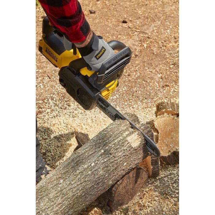 Kabellose elektrische Kettensäge + 4 Ah Akku + Ladegerät - Stanley Fatmax - SFMCCS630M1-QW - 18 V - 30 cm – Image 2